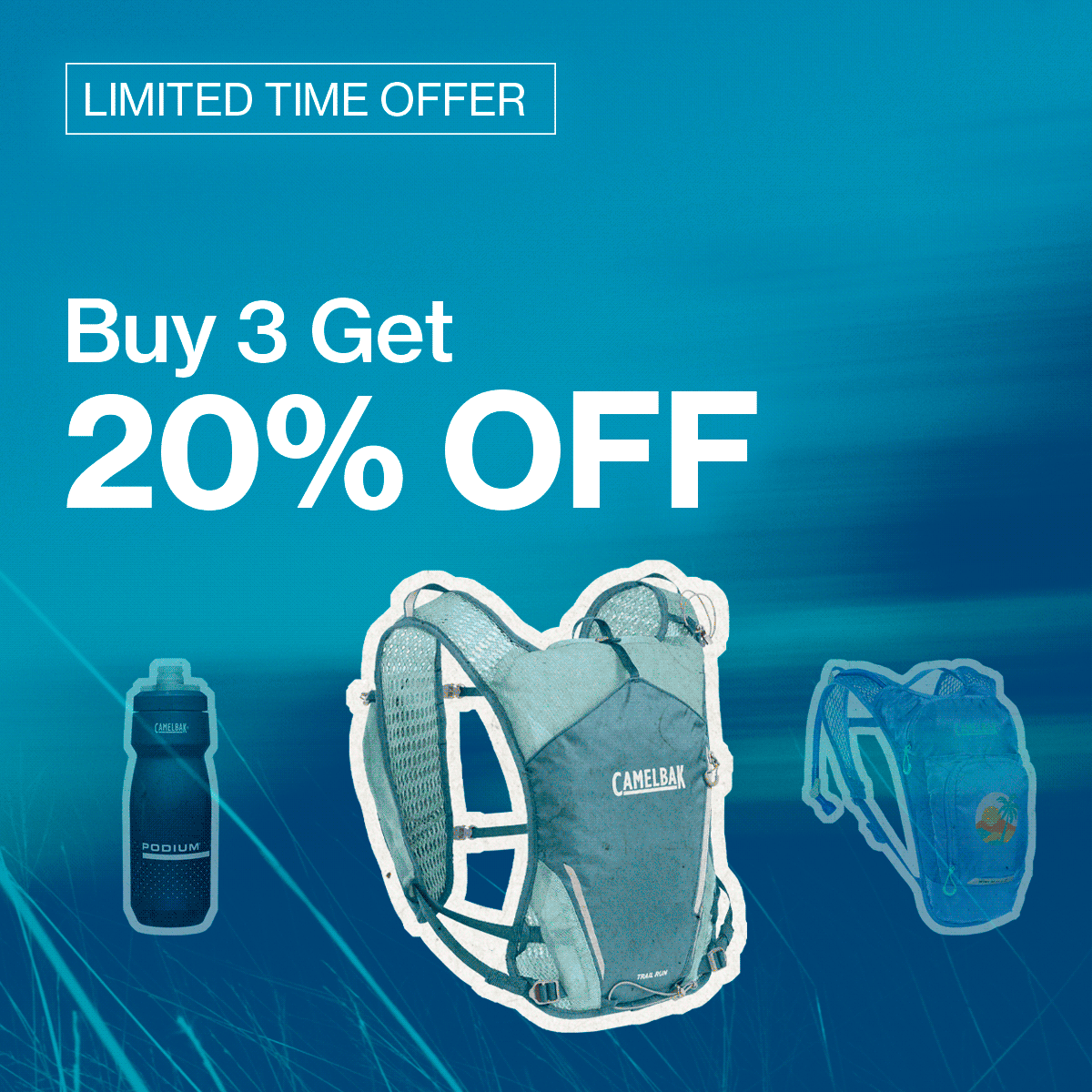 Mid Page Banner, Buy 3 get 20% Off